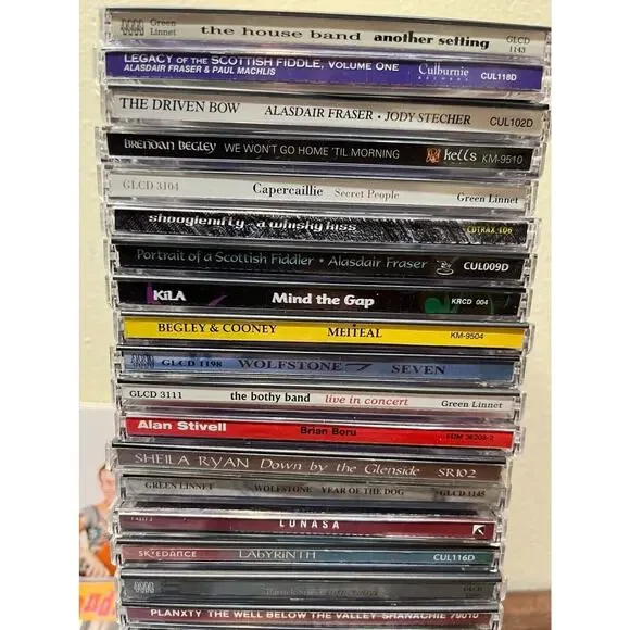 Huge Lot of 52 CELTIC Irish Scottish Music CDs